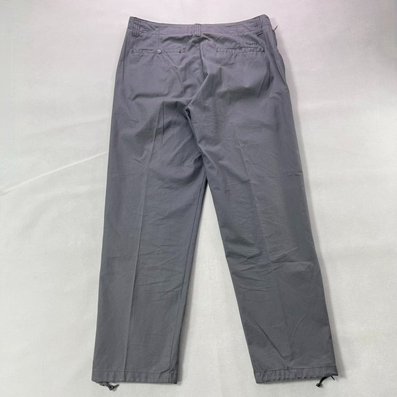 Stussy Pants Men 36 Gray Cotton Zippered Hems and Pockets Y2K Skater Streetwear - Picture 1 of 14